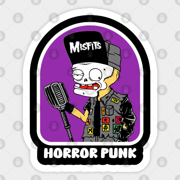 funny horror punk Sticker by antonimus